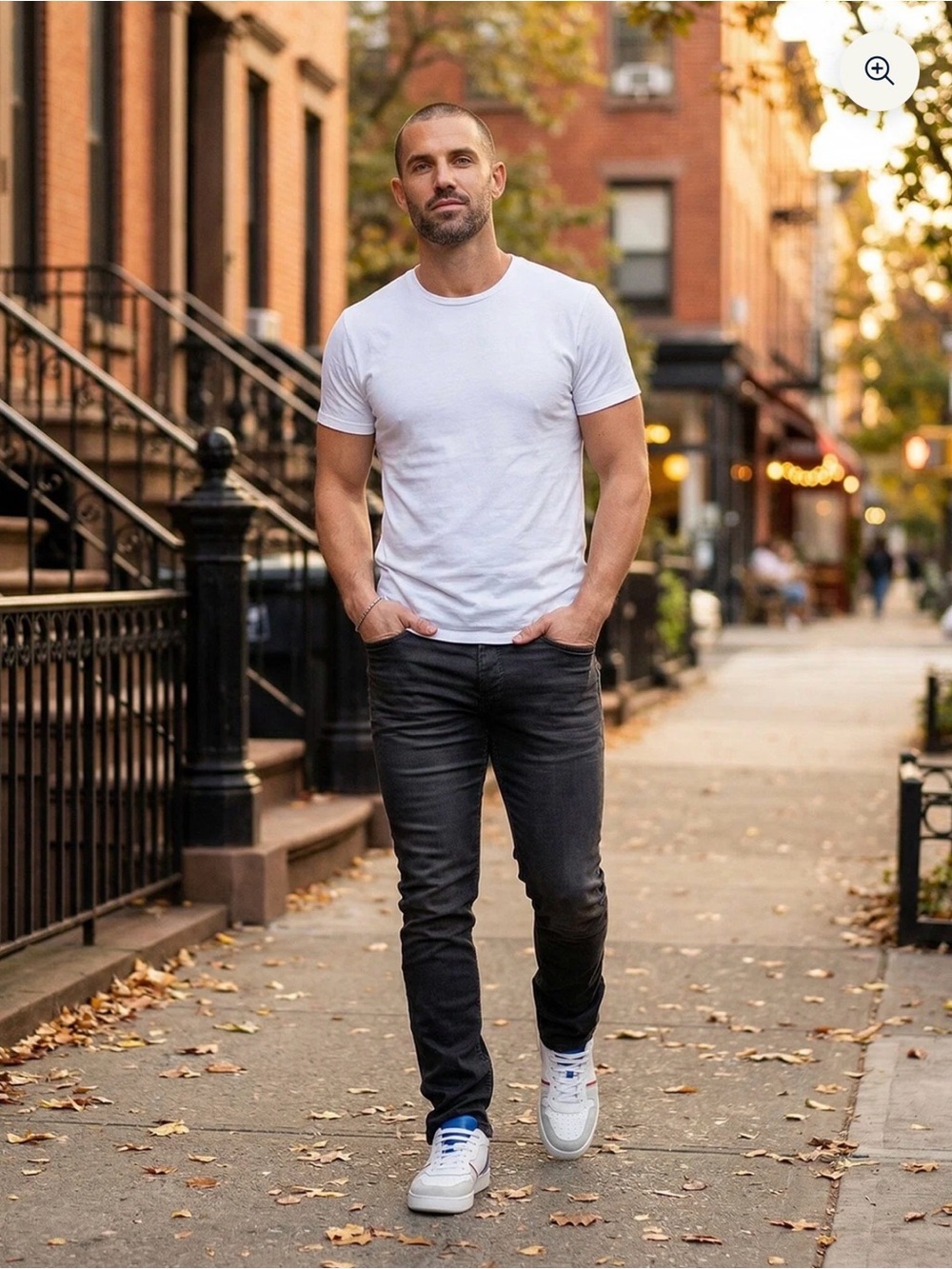 MACEOO Paris Perm Washed Black Stretch Jeans